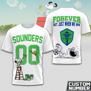 Limited Edition – Customized MLS Seattle Sounders Fc x Snoopy Hoodie T-Shirts