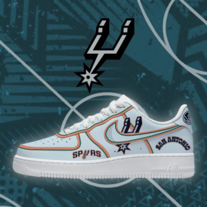 Limited Edition – Customized NBA San Antonio Spurs Af1 Shoes