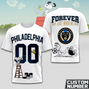 Limited Edition – Customized MLS Philadelphia Union x Snoopy Hoodie T-Shirts
