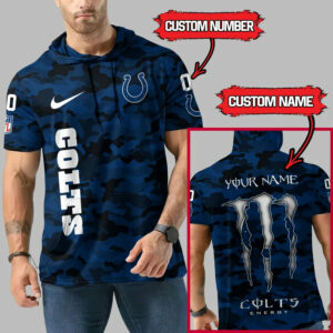 Limited Edition – Customized NFL Indianapolis Colts Short Sleeve Hoodie