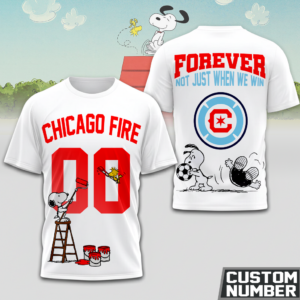 Limited Edition – Customized MLS Chicago Fire Fc x Snoopy Hoodie T-Shirts