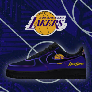 Limited Edition – Customized NBA Los Angeles Lakers Af1 Shoes