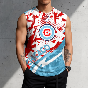 Limited Edition – Customized MLS Chicago Fire Fc Tank Top & Gym Shirt