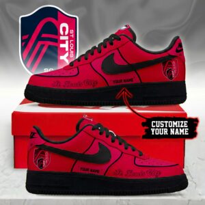 Limited Edition – Customized MLS St. Louis City Sc Af1 Sneakers
