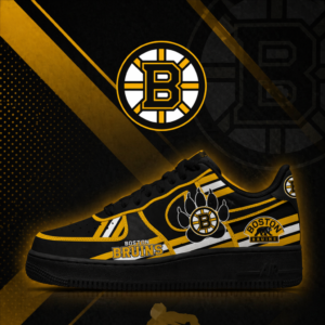Limited Edition – Customized NHL Boston Bruins Af1 Shoes