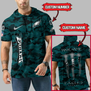Limited Edition – Customized NFL Philadelphia Eagles Short Sleeve Hoodie