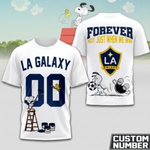 Limited Edition – Customized MLS LA Galaxyxy x Snoopy Hoodie T-Shirts