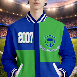 Limited Edition – Customized MLS Seattle Sounders Baseball Jacket