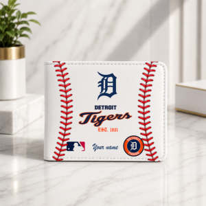 Limited Edition – Customized MLB Detroit Tigers Leather Wallet