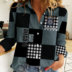 Limited Edition – Customized MLS San Diego FC Women Casual Shirt
