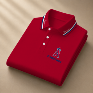 Limited Edition – Customized MLB Los Angeles Angels Polo Shirt