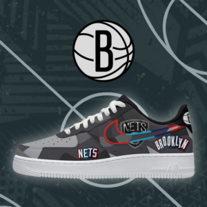 Limited Edition – Customized NBA Brooklyn Nets Af1 Shoes
