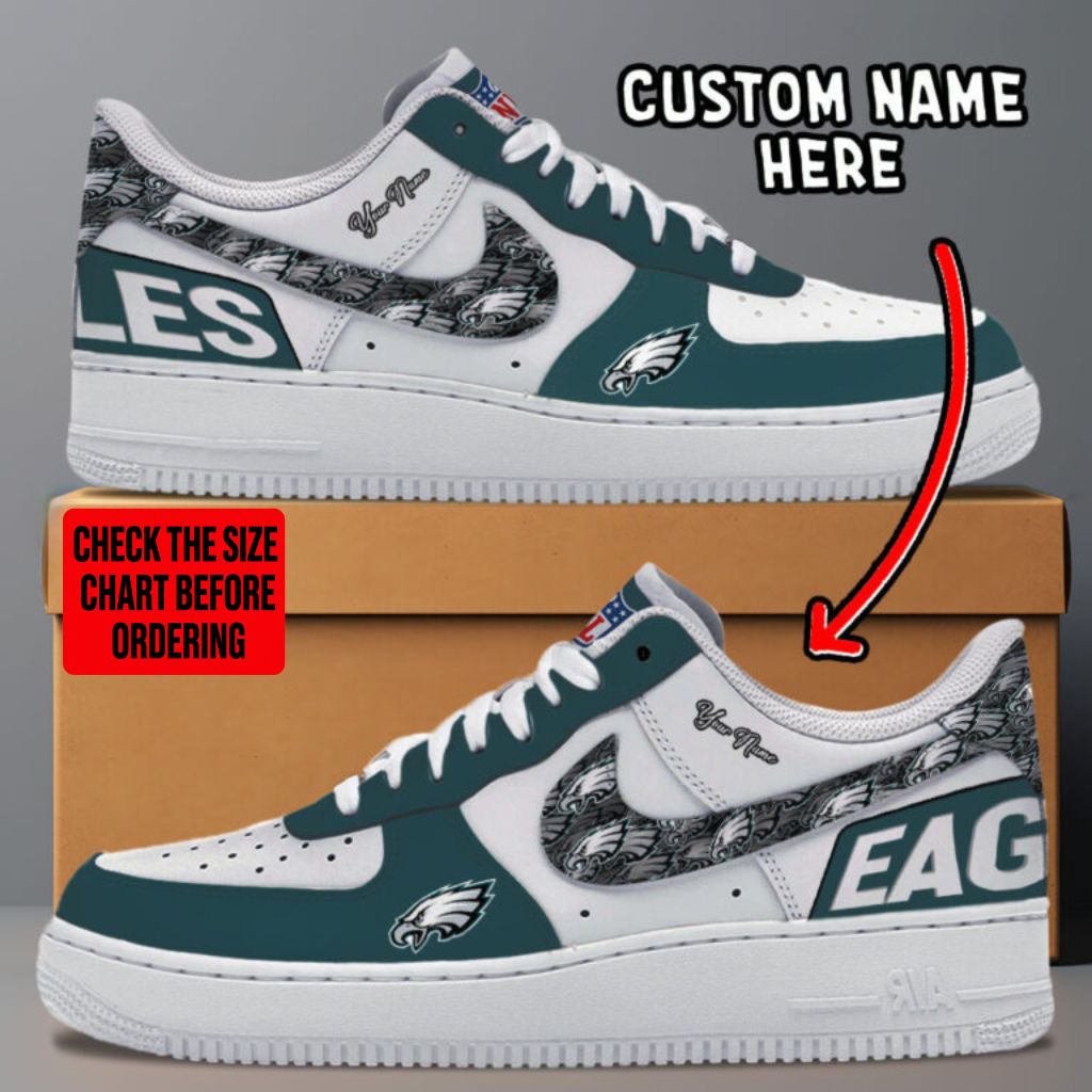 Limited Edition – Customized NFL Philadelphia Eagles Af1 Sneakers