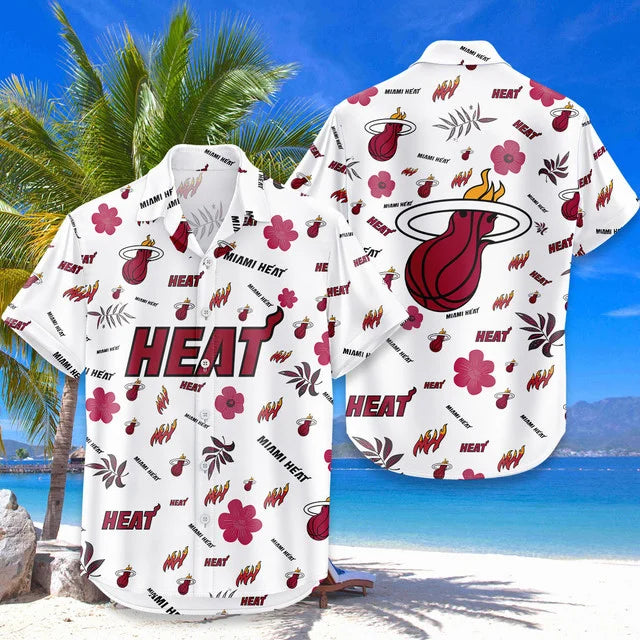 Limited Edition – Customized NBA Miami Heat Unisex Hawaiian Shirt & Shorts Set