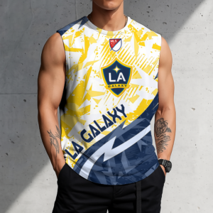 Limited Edition – Customized MLS LA Galaxyxy Tank Top & Gym Shirt