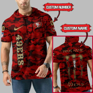 Limited Edition – Customized NFL San Francisco 49Ers Short Sleeve Hoodie