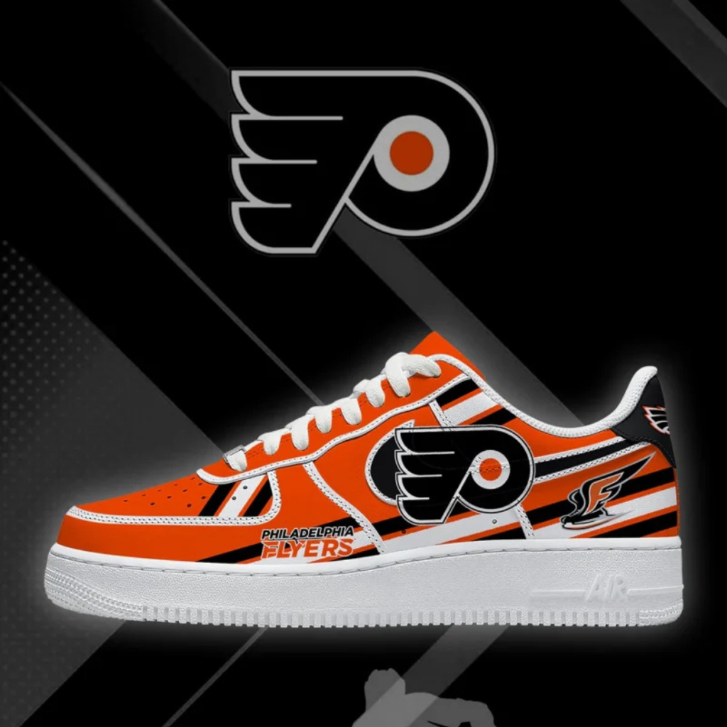 Limited Edition – Customized NHL Philadelphia Flyers Af1 Shoes