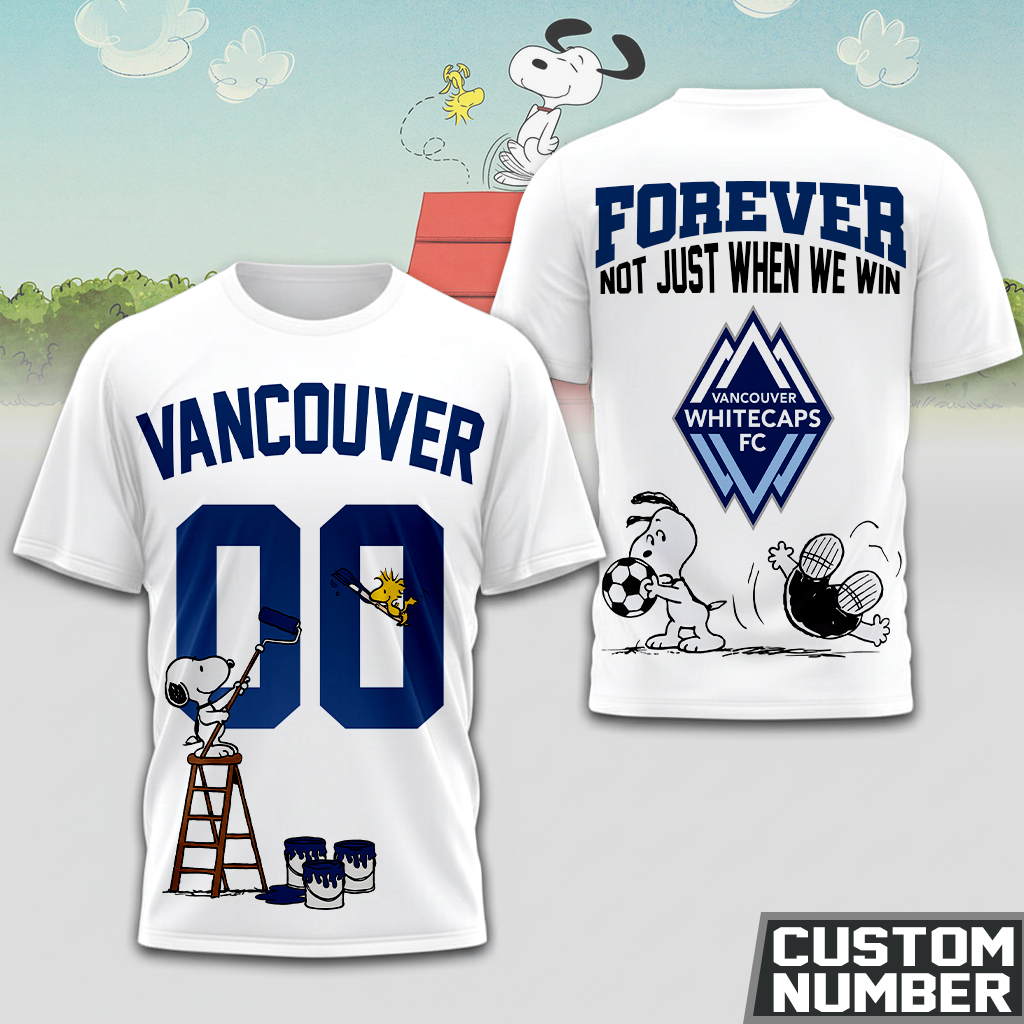 Limited Edition – Customized MLS Vancouver Whitecaps Fc x Snoopy Hoodie T-Shirts