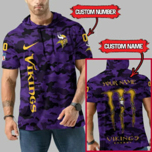 Limited Edition – Customized NFL Minnesota Vikings Short Sleeve Hoodie
