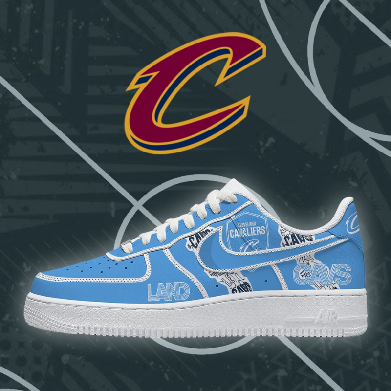 Limited Edition – Customized NBA Cleveland Cavaliers Af1 Shoes