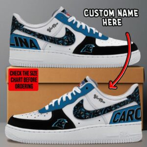 Limited Edition – Customized NFL Carolina Panthers Af1 Sneakers