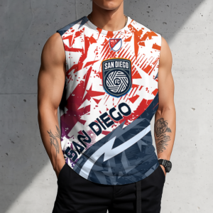Limited Edition – Customized MLS San Diego Fc Tank Top & Gym Shirt