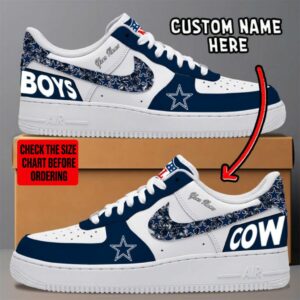Limited Edition – Customized NFL Dallas Cowboys Af1 Sneakers