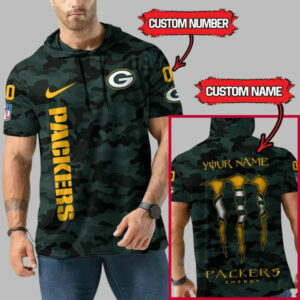 Limited Edition – Customized NFL Green Bay Packers Short Sleeve Hoodie