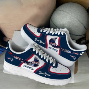 Limited Edition – Customized NFL New England Patriots Af1 Sneakers