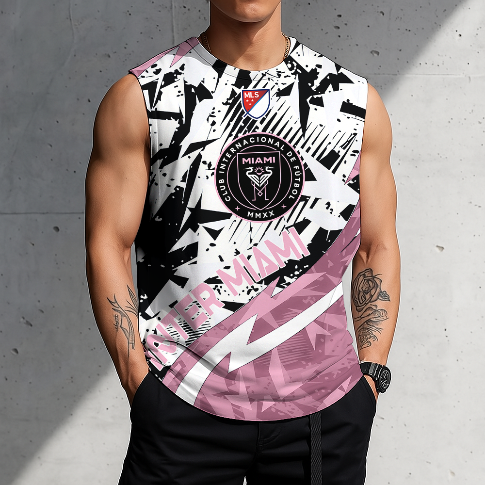 Limited Edition – Customized MLS Inter Miami Cf Tank Top & Gym Shirt