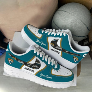 Limited Edition – Customized NFL Jacksonville Jaguars Af1 Sneakers