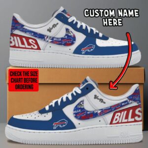 Limited Edition – Customized NFL Buffalo Bills Af1 Sneakers