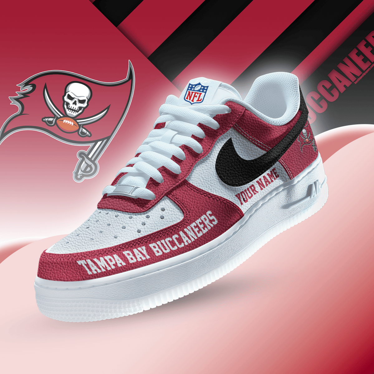 Limited Edition – Customized NFL Tampa Bay Buccaneers F1 Sneakers
