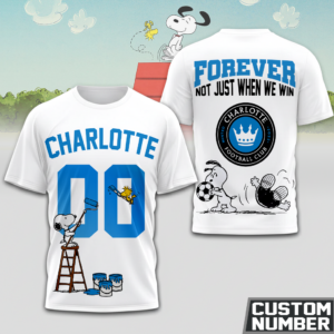 Limited Edition – Customized MLS Charlotte Fc x Snoopy Hoodie T-Shirts