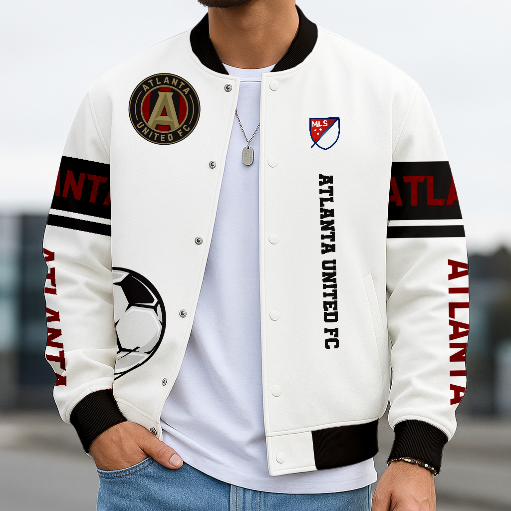 Limited Edition – Customized MLS Atlanta United Fc Baseball Jacket