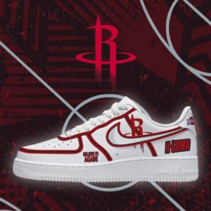 Limited Edition – Customized NBA Houston Rockets Af1 Shoes