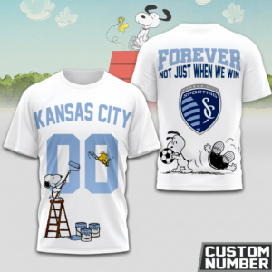 Limited Edition – Customized MLS Sporting Kansas City x Snoopy Hoodie T-Shirts
