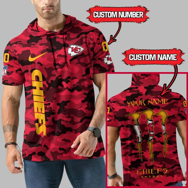 Limited Edition – Customized NFL Kansas City Chiefs Short Sleeve Hoodie