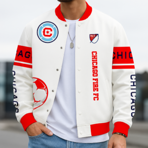 Limited Edition- Customized MLS Chicago Fire Fc Baseball Jacket