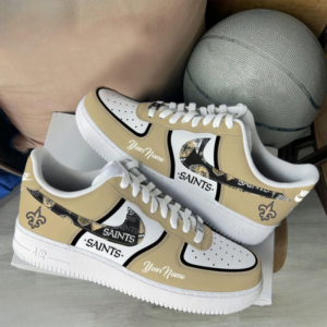 Limited Edition – Customized NFL New Orleans Saints Af1 Sneakers