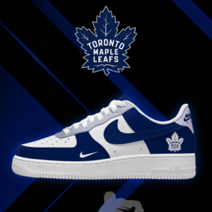 Limited Edition – Customized NHL Toronto Maple Leafs Af1 Shoes