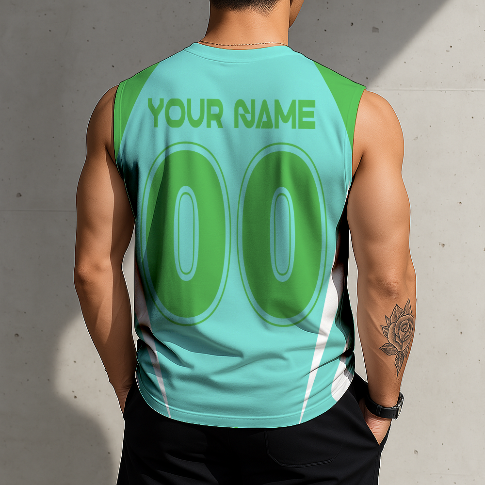 Limited Edition – Customized MLS Seattle Sounders Tank Top & Gym Shirt - Image 2
