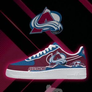 Limited Edition – Customized NHL Colorado Avalanche Af1 Shoes