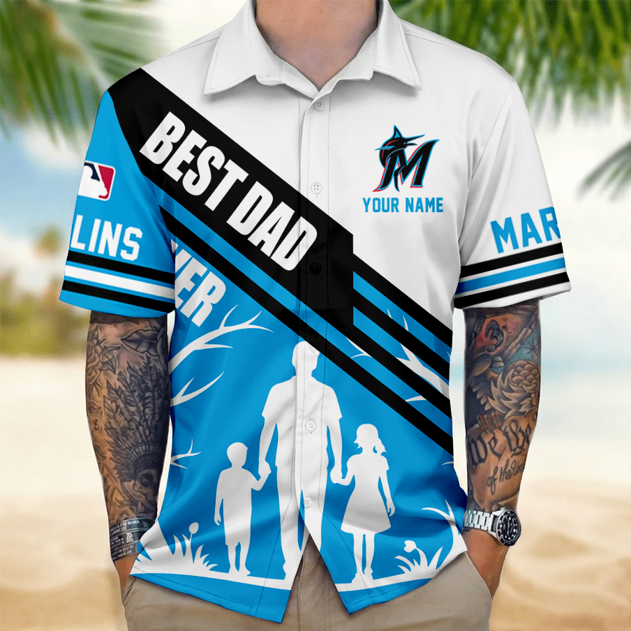 Limited Edition – Customized MLB Miami Marlins Unisex Hawaiian Shirt