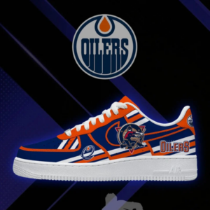 Limited Edition – Customized NHL Edmonton Oilers Af1 Shoes
