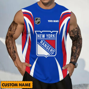 Limited Edition – Customized NHL New York Rangers Tank Top & Gym Shirt