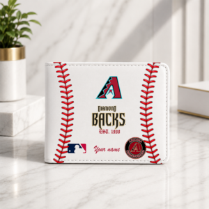 Limited Edition – Customized MLB Arizona Diamondbacks Leather Wallet