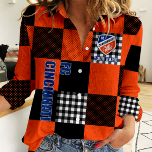 Limited Edition – Customized MLS FC Cincinnati Women Casual Shirt