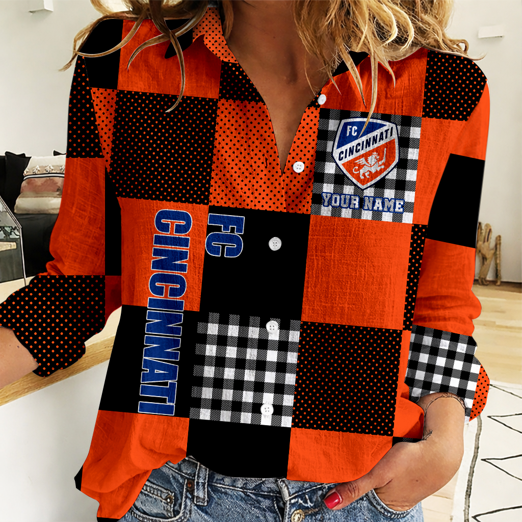 Limited Edition – Customized MLS FC Cincinnati Women Casual Shirt