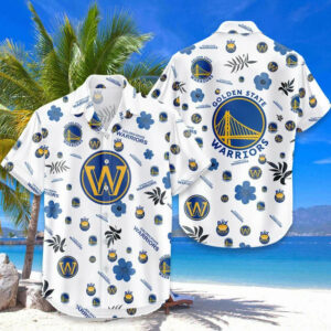 Limited Edition – Customized NBA Golden State Warriors Unisex Hawaiian Shirt & Shorts Set